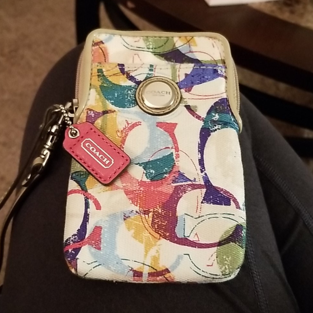 Coach wristlet